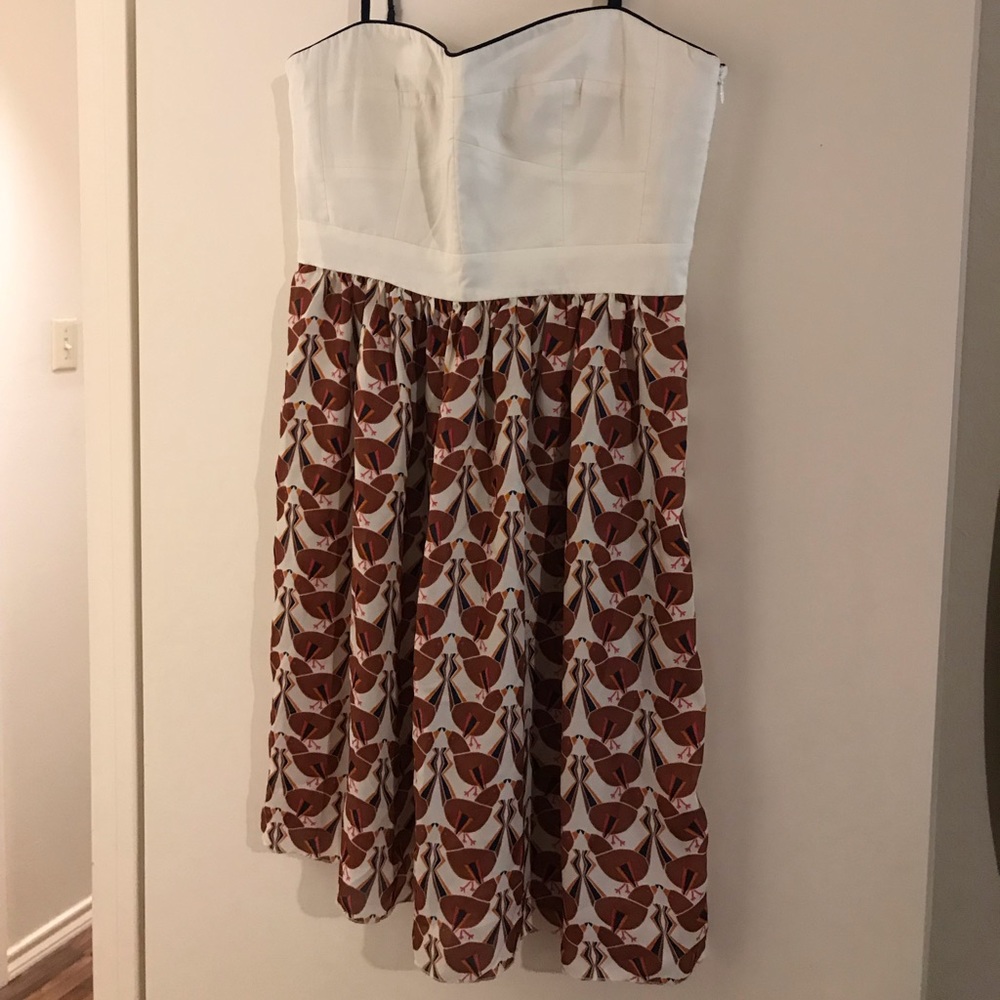 Fossil Bird Print Dress